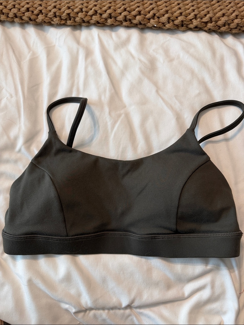 Women’s Olive Green Minimalist Bralette